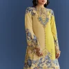 9876-light-lime-green-cotton-muslin-kurta-with-floral-print-dhoti-4.webp Light Lime Green Cotton Muslin Kurta With Floral Print Dhoti